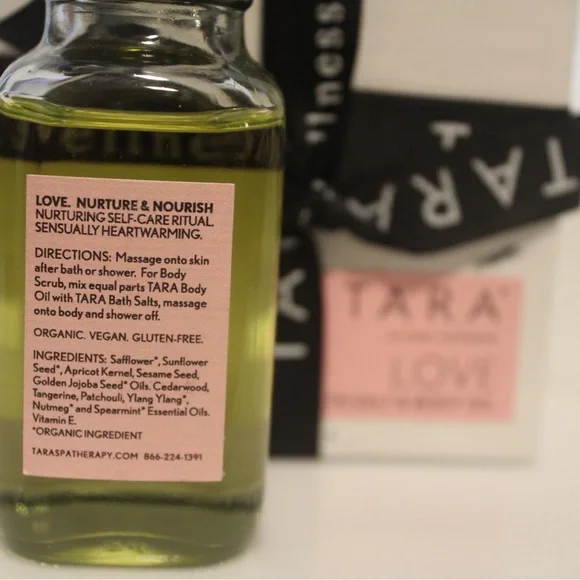 Tara’s aroma wellness Love’s The salt and body oil set 2 oz bottles Brand NEW - Picture 8 of 8